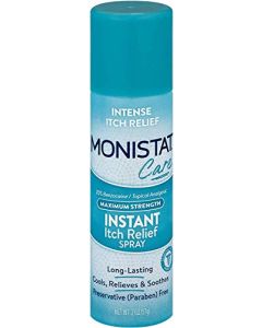 Monisat Care Instant Itch Relief Spray | Cools & Soothes | Maximum Strength | 2 Oz, 2 Count