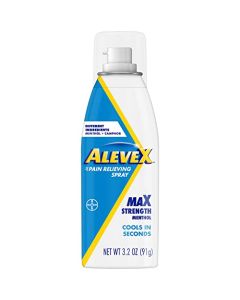 AleveX Pain Relieving Spray, Fast Acting & Fast Drying for Targeted Pain Relief, 3.2oz Spray by Aleve