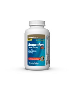 GoodSense 200 mg Ibuprofen Tablets, Fever Reducer and Pain Relief from Body Aches, Headache, Arthritis Pain and More, 500 Count