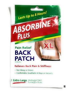 Absorbine Jr. Medicated Patch Pain Relief Back Patch 1 ea (pack of 10)