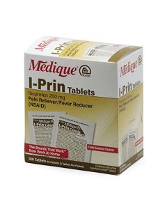 Medique @ Home Iprin (NSAID) I-PRIN Ibuprofen 200 mg 100 Tab/Bx