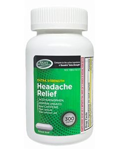 Right Remedies Extra Strength Headache Relief with Acetaminophen, Aspirin (NSAID) & Caffeine, Value Pack (300 caplets), Muscle Aches, Back & Body Pain Relief, Generic Excedrin Extra Strength