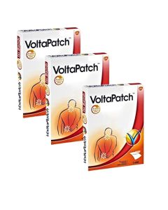 VoltaPatch Heatwraps for Lower Back,Neck and Muscle Pains,Pack of 3 (2 Heatwraps per Pack) by Voltaren GSK
