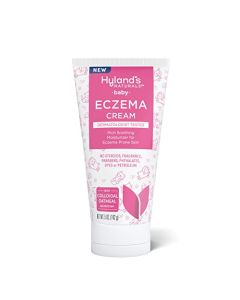 Hyland's Naturals Baby Eczema Cream, Rich Soothing Moisturizer for Eczema Prone Skin, With Colloidal Oatmeal, 5 ounce