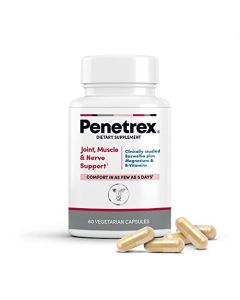 Penetrex Joint, Muscle & Nerve Support Supplement – Comfort in 5 Days with Advanced Boswellia Serrata Extract, Vitamin C, B, D & Magnesium Glycinate - 60 Fast-Acting Neuropathy Supplement Capsules