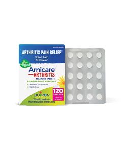 Boiron Arnicare Arthritis Tablets for Arthritis Pain Relief, Joint Soreness, and Rheumatic Pain - 120 Tablets (2 Pack of 60)
