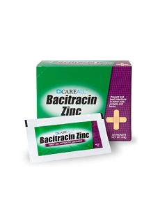 CareALL (25 Pack) Bacitracin Antibiotic Zinc Ointment 0.9gr Foil Packet. First Aid Ointment to Prevent and heal infections for Minor cuts, scrapes and Burns.