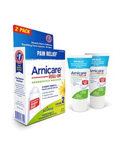 Boiron Arnicare Roll-On for Relief of Joint Pain, Muscle Pain, Muscle Soreness, and Swelling from Bruises or Injury - Non-greasy and Fragrance-Free - 2 Count (Pack of 1)