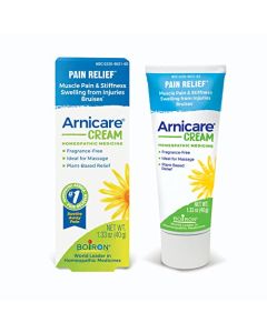 Boiron Arnicare Cream for Relief for Joint Pain, Muscle Pain, Muscle Soreness, and Swelling from Bruises or Injury - Fast Absorbing and Fragrance-Free - 1.3 oz
