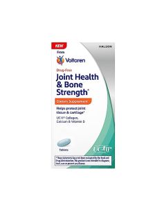 VOLTAREN Joint Health and Bone Strength Dietary Supplement from, with UC-II (R) Collagen, Calcium, and Vitamin D for Healthy Aging of Joint Tissue and Cartilage – 30 Count Bottle