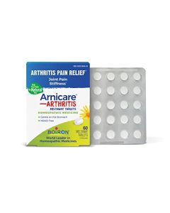 Boiron Arnicare Arthritis Tablets for Arthritis Pain Relief, Joint Soreness, and Rheumatic Pain - 60 Count