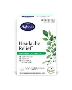 Hyland’s Headache and Tension Relief, Natural Pain Medicine, 100 Tablets