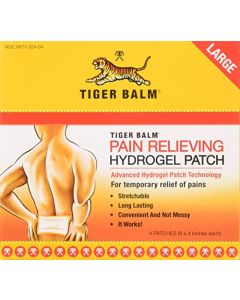 Tiger Balm Pain Relieving Patch Large 4 Each 4 Count (Pack of 3)