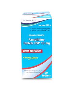 Aurohealth Famotidine Tablets USP 10mg 90ct