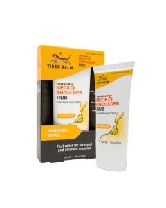 Tiger Balm Neck & Shoulder Rub, 50 g – Shoulder and Neck Topical Relief Cream – Sore Muscle and Joint Relieving Cream – Effective Tension and Discomfort Relief Rub – 2 Pack