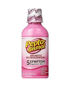 Pepto-Bismol Original Liquid 16 oz (Pack of 4)