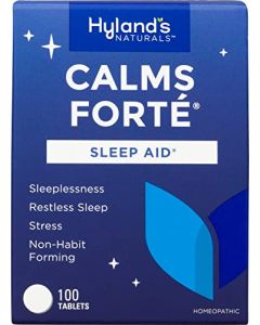 Hyland's Naturals Calms Forte Tablets, Natural Relief of Nervous Tension and Occasional Sleeplessness, 100 Count