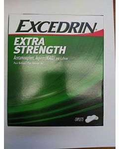 Excedrin Extra Strength Caplets 25 Packets of 2 (25/2's) Display Box