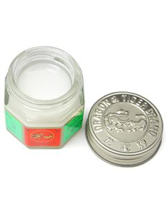 Lekon Dragon & Tiger Brand Essential Balm ????? 18.4g White 100% Natural Ingredients for The Treatment of Tension Headaches and Temporary Relief of Muscular Aches and Stiff Muscle
