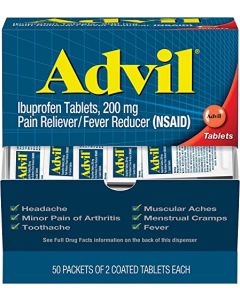 Advil Pain Reliever Single Dose Packets