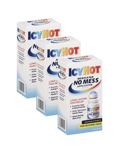 Icy Hot Medicated No Mess Applicator, Max-Strength, 2.5 Ounce (Pack of 3)