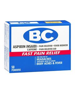 BC Pain Relief Powders, 50 Each (Pack of 6)