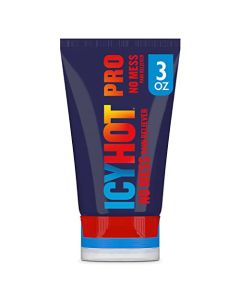 Icy Hot PRO No-Mess Pain Relief Cream 3-oz. Tube with Menthol & Camphor Massaging Applicator