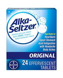 Alka-Seltzer Original with Aspirin, 24 Count