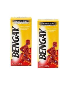 Bengay Menthol Pain Relieving Gel Vanishing Scent 2.66oz - 2 Pack