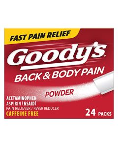 Goody's Back and Body Pain Relief Powder, 24 ct (Pack of 1)