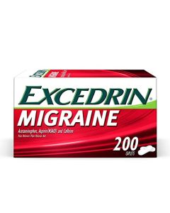 Excedrin Migraine Relief Caplets to Alleviate Migraine Symptoms - 200 Count
