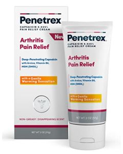 Penetrex Warming Pain Relief Cream – Deep Penetrating Capsaicin with Arnica, Vitamin B6 & MSM(DMSO2) – Apply to Hands, Wrists, Feet, Knees, Elbows and Other Affected Areas, 2 oz