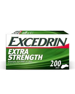 Excedrin Extra Strength Pain Relief Caplets For Headache Relief, Temporarily Relieves Minor Aches And Pains Due To Headache - 200 Count