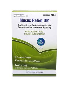 Aurohealth Mucus Relief DM Tablets 600 mg/ 30 mg